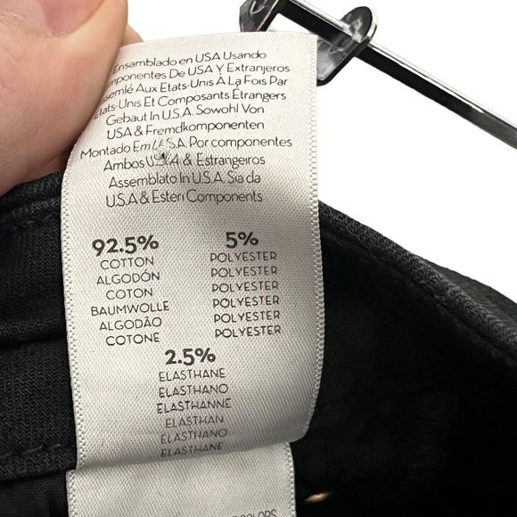 Mother The Looker Jeans Not Guilty Black Women’s Size 24 Mid Rise Skinny Stretch - Picture 12 of 15